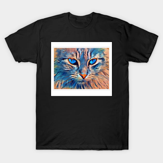 graphic cat T-Shirt by DesignerMAN